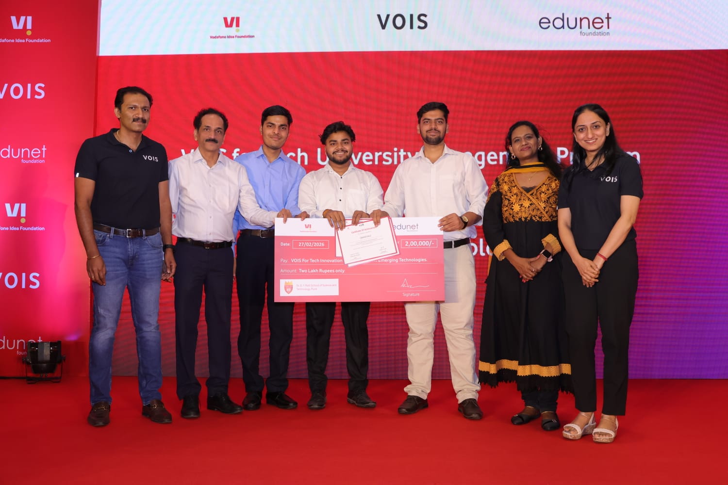Tech Innovation Marathon 2.0 (VOIS) Hackathon Victory